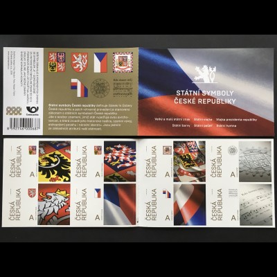 Tschechische Republik 2018 Nr. 963-70 Freimarken Staatssymbole Staatsflaggen