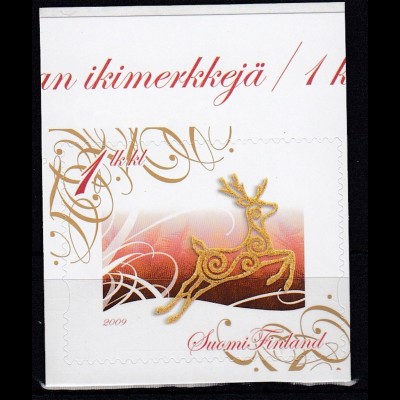 Finnland 2009 Michel Nr. 1999 Briefmarke selbstklebend Meine Marke Rentier