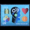 Ver. Nationen UN UNO New York 2018 Nr. 1657-58 Weltgesundheitstag 70 Jahre WHO