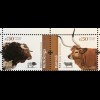 Portugal 2018 Block 422 Autochthone Nutztierrassen Fauna Mertolenga-Rind Ziege