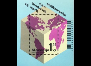 Slowenien Slovenia 2018 Block 106 Welttag des Designs Graphik 