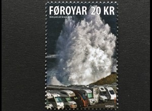 Dänemark Färöer 2018 Michel Nr. 922 SEPAC: Naturschauspiele Meer Brandung