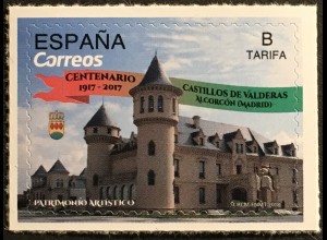Spanien España 2018 Nr. 5249 100 Jahre Schloss von Valderas Tourismus Burgen