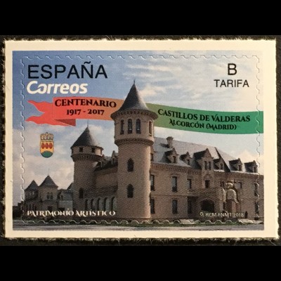 Spanien España 2018 Nr. 5249 100 Jahre Schloss von Valderas Tourismus Burgen