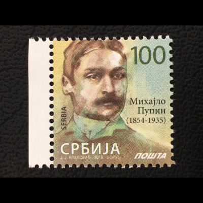 Serbien Serbia 2018 Nr. 780 Neudruck Freimarke Mihaijo Pupin