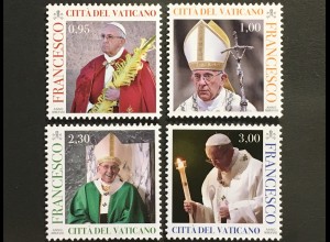 Vatikan Cittá del Vaticano 2018 Nr. 1920-23 Pontifikatsjahr von Papst Franziskus