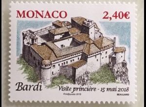 Monako Monaco 2018 Michel Nr 3397 Ehemalige Lehen der Familie Grimaldi 