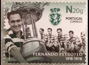 Portugal 2018 Nr. 4373 Fußballer Fernando Peyroteo Ballsport Pokalgewinner