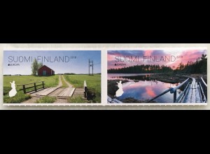 Finnland Finland 2018 Nr. 2571-72 Europaausgabe Brückenmotive Europacept Natur
