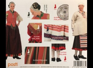 Finnland Finland 2018 Block 97 Nationaltrachten Folklore Kleidung Mode 