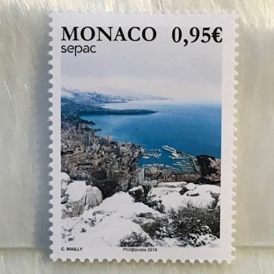 Monako Monaco 2018 Michel Nr. 3400 SEPAC Spektakuläre Ausblicke Winterlandschaft