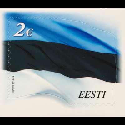 Estland EESTI 2018 Michel Nr 915 Staatsflagge 100 Jahre Unabhängigkeit Politik