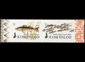 Finnland Finland 2018 Michel Nr. 2585-86 NORDEN Fische Fauna Zander Maräne