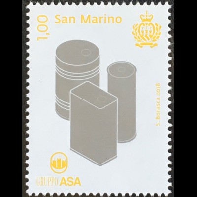 San Marino 2018 Nr. 2750 Verpackungsunternehmen ASA Metallverpackungen