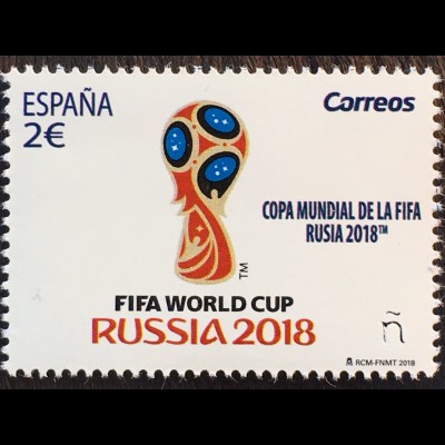 Spanien España 2018 Nr. 5261 Fußballweltmeisterschaft in Russland Fifa World Cup