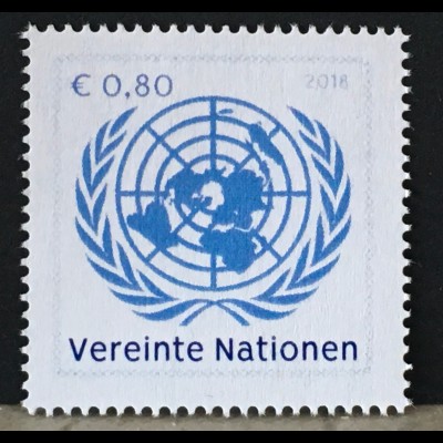 Verei. Nationen UNO Wien 2018 Neuheit Welttag gegen Menschenhandel Blue Heart