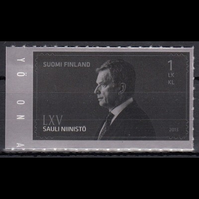 Finnland 2013 Michel Nr. 2248 selbstklebend 65.Geburtstag von Sauli Niinistö