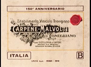 Italien Italy 2018 Nr 4047 150 Jahre Weinkellerei Carpené Malvolti Delikatessen