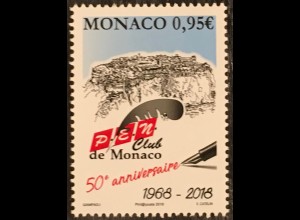 Monako Monaco 2018 Nr. 3412 50 Jahre PEN-Club von Monaco Autorenverband 