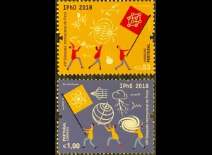 Portugal 2018 Nr. 4415-16 49. Internationale Physikolympiade Wissenschaft 
