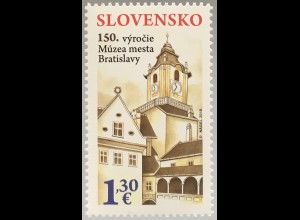 Slowakei Slovakia 2018 Michel Nr. 851 150 Jahre Preßburger Stadtmuseum