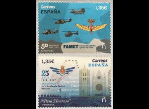 Spanien España 2018 Nr. 5269-70 Air Basic Akademie Luftfahrt Luftverkehr Bildung