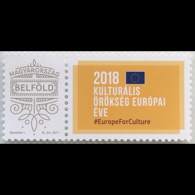 Ungarn Hungary 2018 Neuheit Personalisierte Marke Kulturerbe