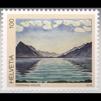 Schweiz 2018 Michel Nr 2560 100. Todestag von Ferdinand Hodler Gemälde Kunst