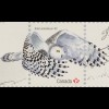 Kanada Canada 2018 Block 279 Vögel in Kanada Fauna Schneeeule Reiher Block