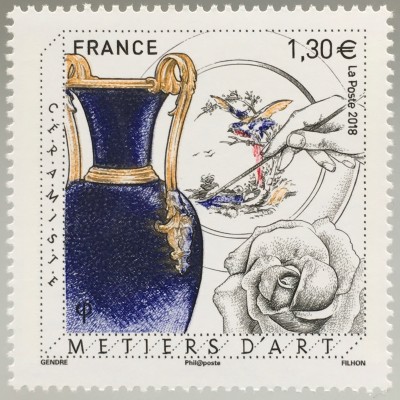 Frankreich France 2018 Nr. 7117 Kunsthandwerk Porzellan Porzellanmanufaktur
