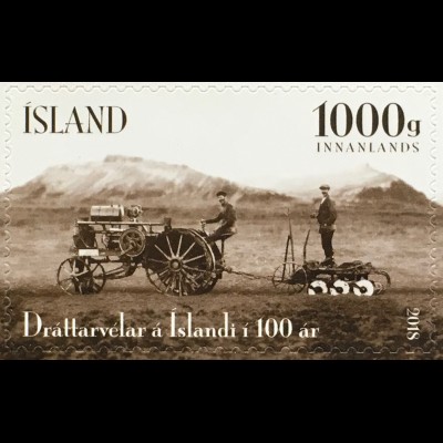 Island Iceland 2018 Nr. 1565 Akranes Traktor Landwirtschaft Fuhrpark 
