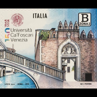 Italien Italy 2018 Nr. 4057 150 Jahre Universität Venice Ca`Foscari Hochschule