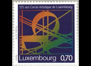 Luxemburg 2018 Nr. 2178 125 Jahre Luxemburgischer Künstlerzirkel Kunst Vereine