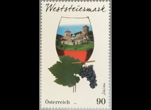 Österreich 2018 Michel Nr. 3434 Weinregionen Weststeiermark - Schilcher Wein
