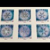Frankreich France 2018 Nr. 7173-84 Schneekristalle Schneeflocken Kristallbildung