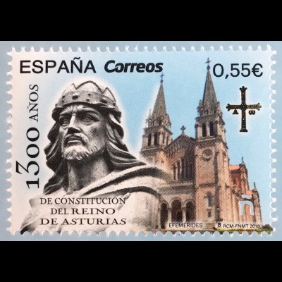 Spanien España 2018 Nr. 5298 1300 Jahre Verfassung des Königreich Asturien