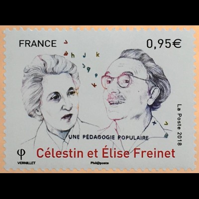 Frankreich France 2018 Nr. 7186 100 Jahre Freinet-Pädagogin Elise Célestin 