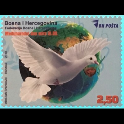 Bosnien Herzegowina 2018 Nr. 743 Inter. Tag des Friedens