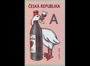 Tschechische Republik 2018 Nr 1006 Traditionen zum Martinstag Wein Gebräuche