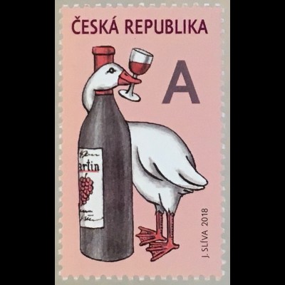 Tschechische Republik 2018 Nr 1006 Traditionen zum Martinstag Wein Gebräuche