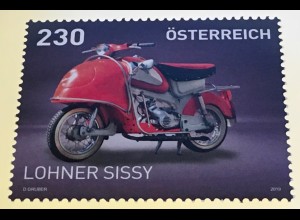 Österreich 2019 Michel Nr 3445 Lohner Sissy Motorrad Oldtimer Moped Lohner Werke