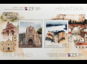 Kroatien Croatia 2018 Nr. 1353-54 Gemeinschaftsausgabe Philippinen Joint Issue