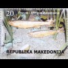 Makedonien Macedonia 2018 Block 36 Fauna Fische Ichthyologie Tiere Aal Lachs