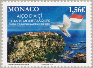 Monako Monaco 2018 Nr. 3420 Monegassische Lieder Kinderchor Akademie Rainier