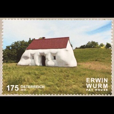 Österreich 2019 Nr. 3447 Erwin Wurm Künstler Plastiken Skulpturen Fotos Videos