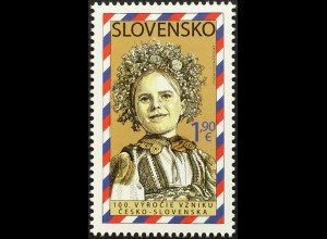 Slowakei Slovakia 2018 Michel Nr. 856 100. Jahrestag der Unabhängigkeit 