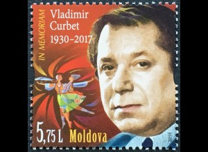 Moldawien Moldova 2018 Michel Nr. 1073 Tanz-Ensemble JOC Vladimir Cubet Direktor