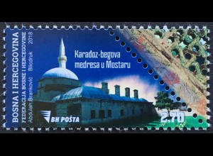 Bosnien Herzegowina 2018 Nr. 732 Freimarke Karadoz Moschee