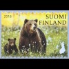 Finnland Finland 2018 Nr. 2598-2602 Tiere Fauna Einheimische Tierarten Braunbär 