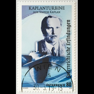 Österreich 2019 Nr. 3456 Kaplan Turbine Viktor Kaplan Wissenschaftler Erfinder